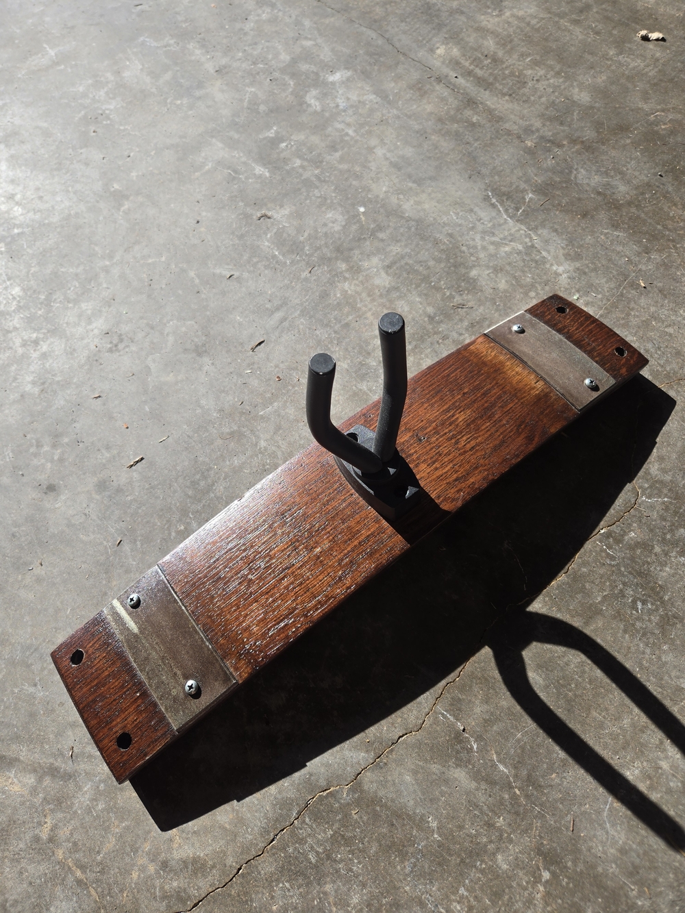 Whiskey Barrel Guitar Rack